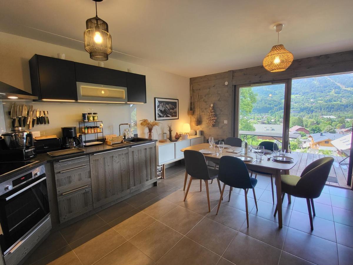 Le Criou - 3 Bedroom Apartment 5 Minutes Walk To The Village Centre Samoëns Kültér fotó